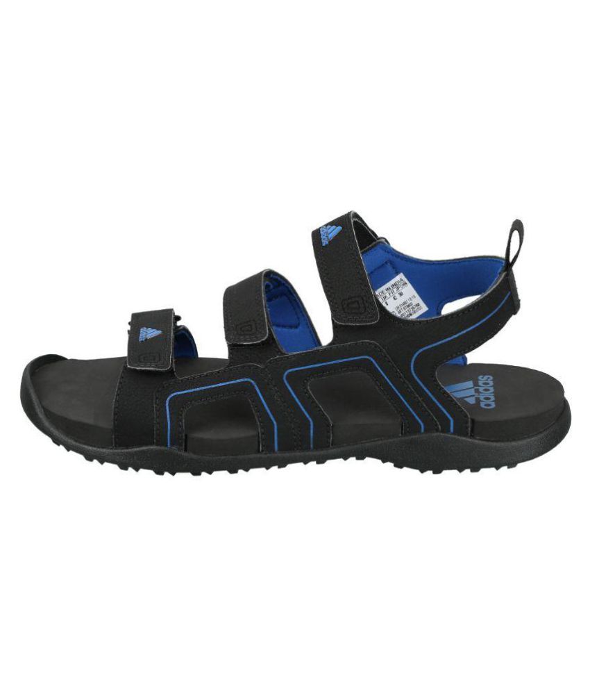 adidas gladi black floaters