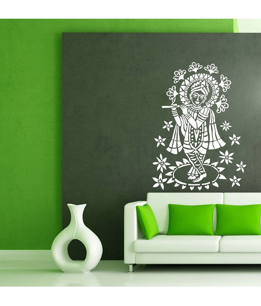     			Decor Villa Shree Krishan Ji PVC Wall Stickers