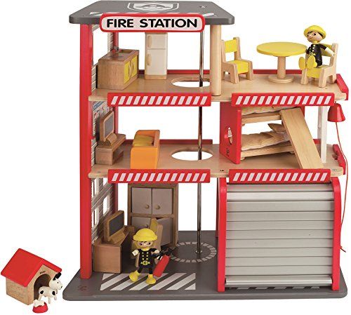 hape firehouse play set