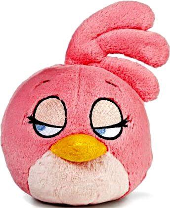 pink angry bird plush