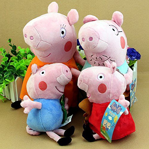 Peppa Pig Family Plush Toy 4 Pcs Set 19 30cm/7.5 12" Small Size - Buy