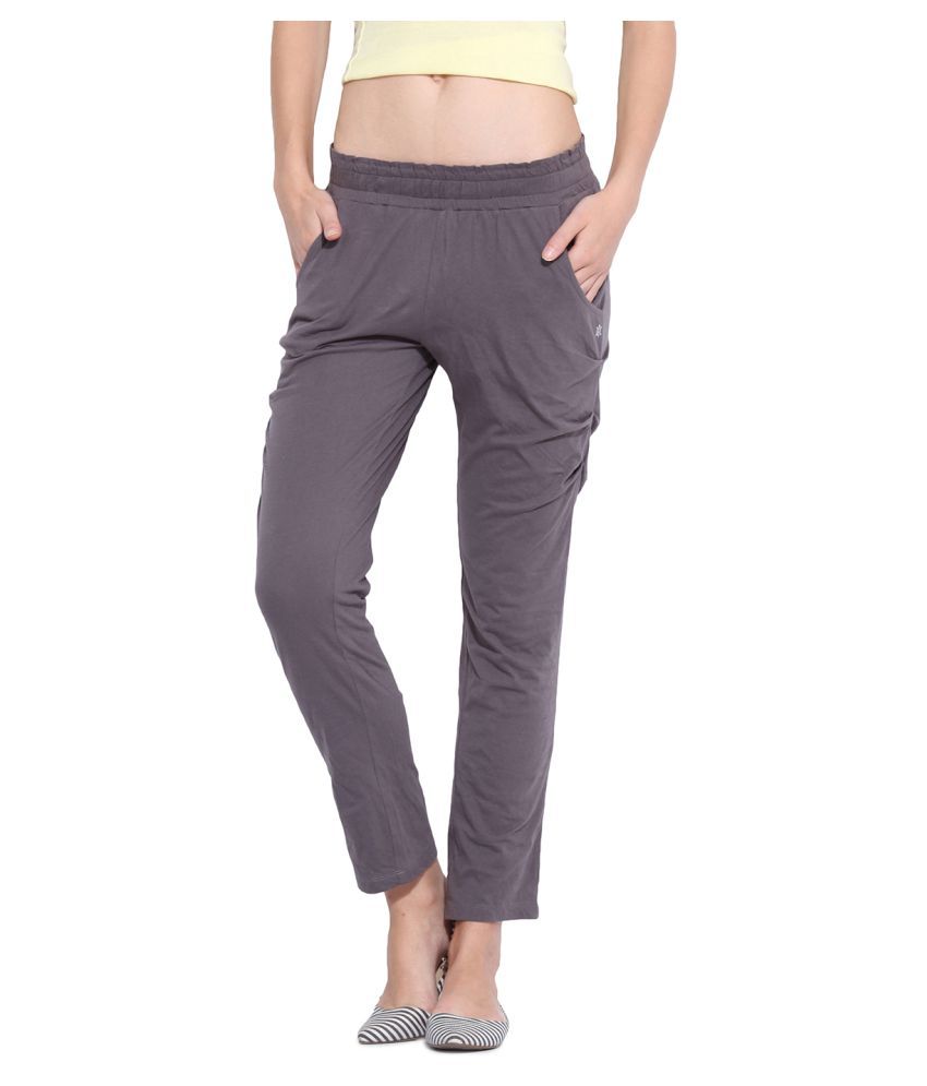 Buy Porsorte Gray Cotton Casual Pants Online at Best Prices in India
