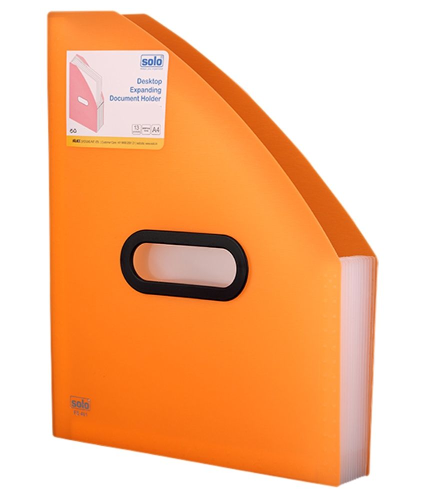 Solo Orange Desktop Expanding Document Holder Buy Online at Best Price