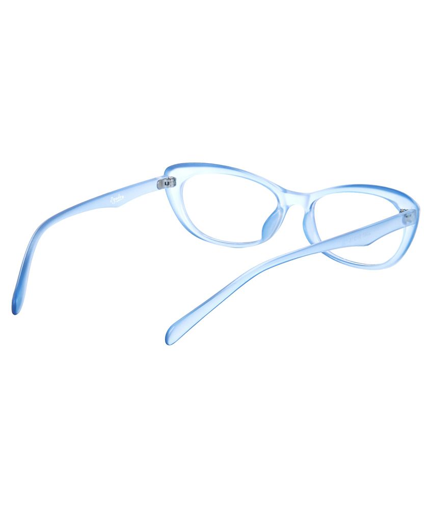 Zyaden Blue Cateye Frame Eyeglasses Buy Zyaden Blue Cateye Frame Eyeglasses Online At Low