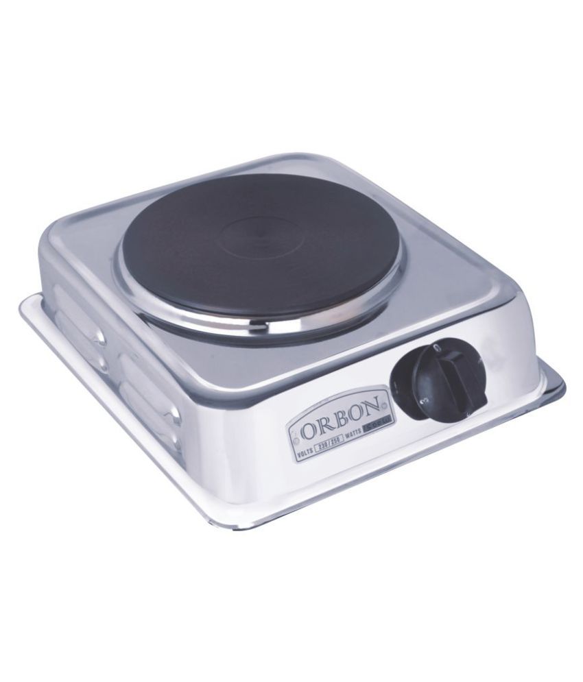 Orbon Silver 1500w 1 Burner Steel Manual Electric Stove Price In