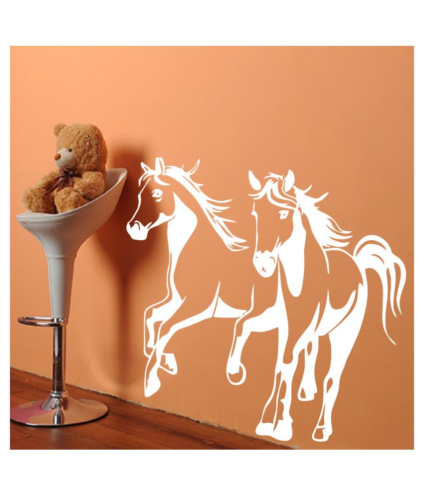     			Decor Villa Running horse PVC Wall Stickers