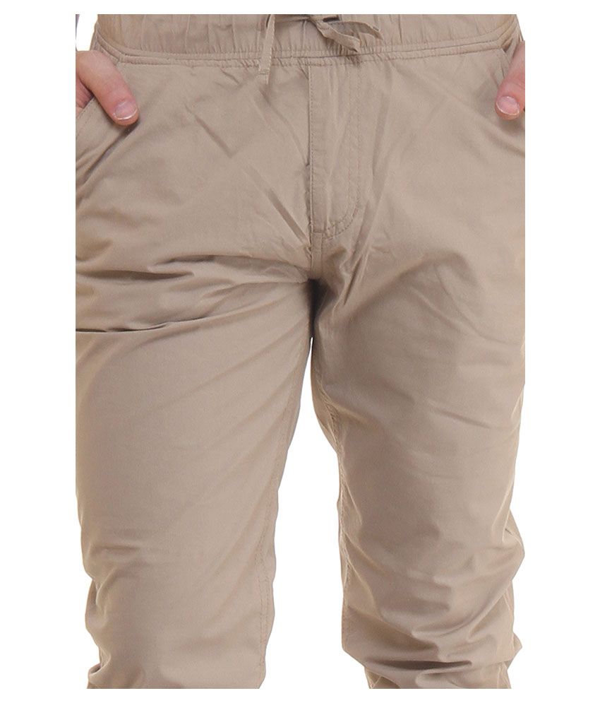 beige color joggers