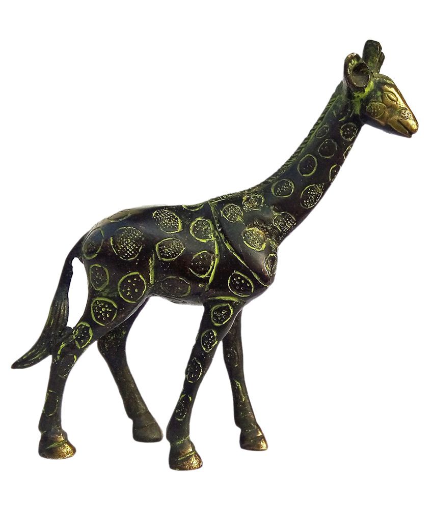 Kartique Brass Giraffe Statue: Buy Kartique Brass Giraffe Statue at