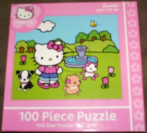 Hello Kitty Dog Walker 100 Piece Puzzle Buy Hello Kitty Dog Walker 100 Piece Puzzle Online At Low Price Snapdeal