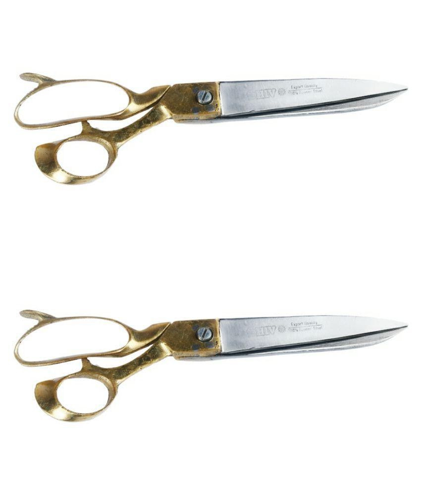 Shiv Scissors Carbon Steel Scissor - 205mm (Set of 2): Buy Online at ...