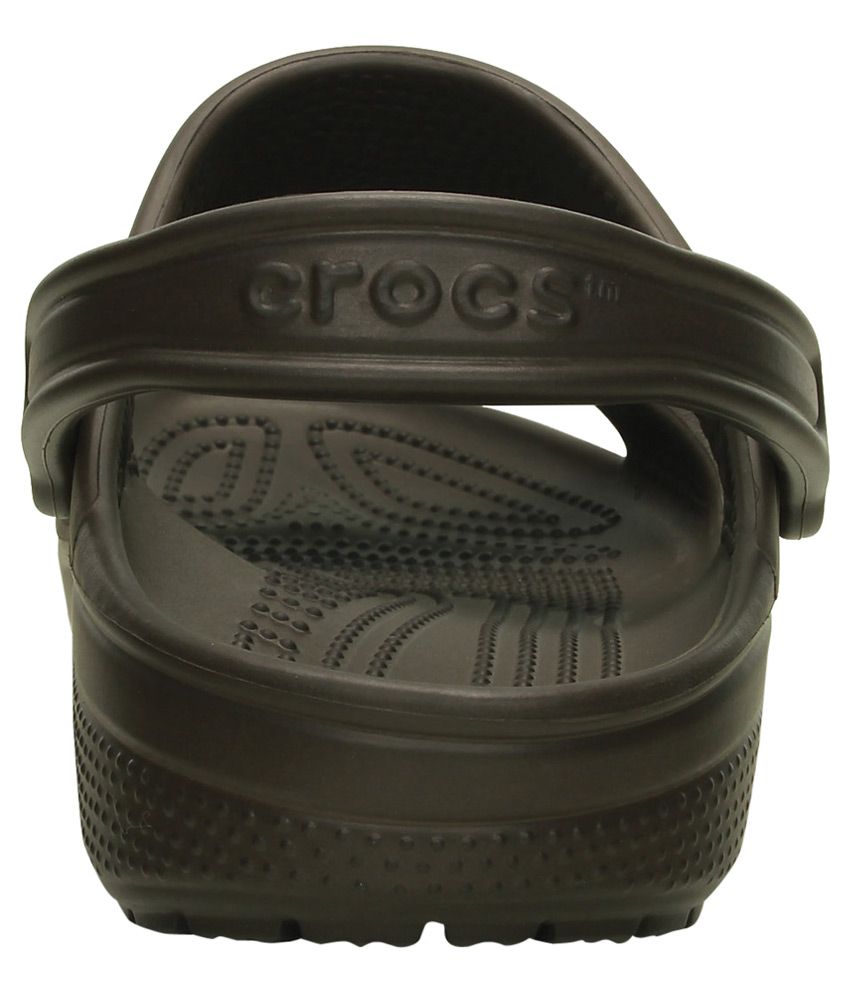 crocs brown sandals