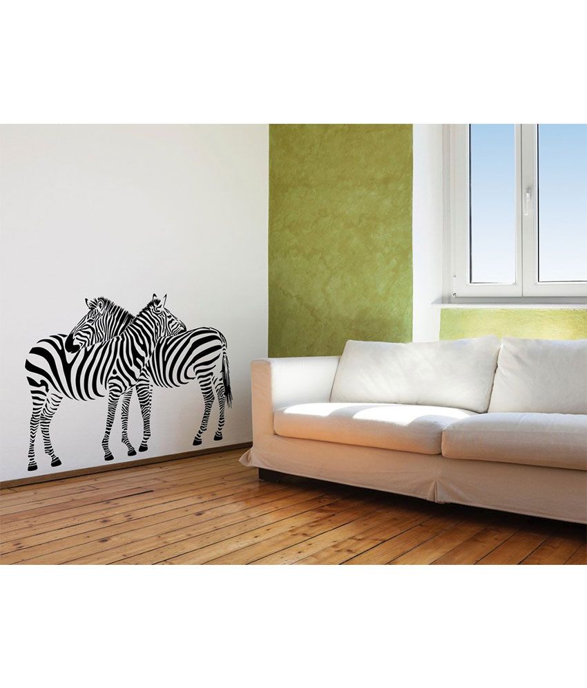 Wall Inc. Warm Zebra Couple Hug Vinyl Wall Stickers Buy Wall Inc. Warm Zebra Couple Hug Vinyl