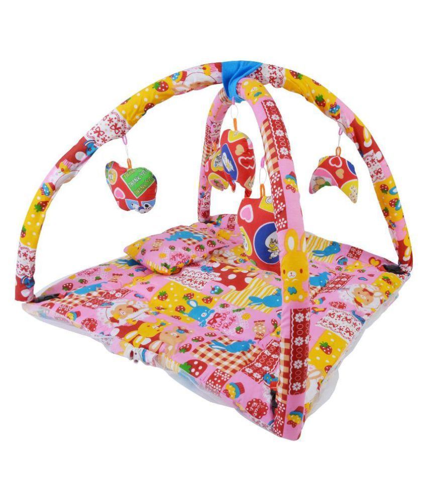 Chhote Janab Multicolor Baby Play Gym With Mosquito Net Buy Chhote