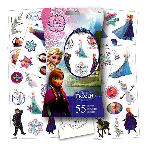 Disney Frozen Glitter Temporary Tattoos Featuring Featuring Anna Elsa Olaf  &  Set Include - Buy Disney Frozen Glitter Temporary Tattoos  Featuring Featuring Anna Elsa Olaf &  Set Include Online at