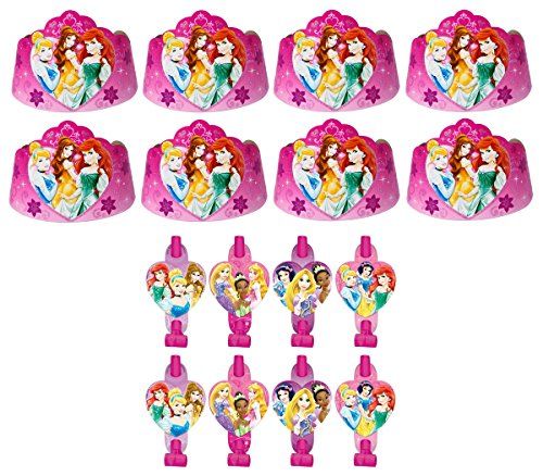 Disney Princess Birthday Party Favors Pack Including Blowouts And