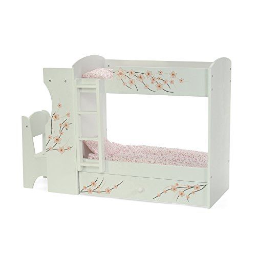 american girl doll bunk bed with desk