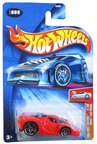 Hot Wheels Tooned Enzo Ferrari First Edition 2004 #009 #9 RED FE 9/100 ...