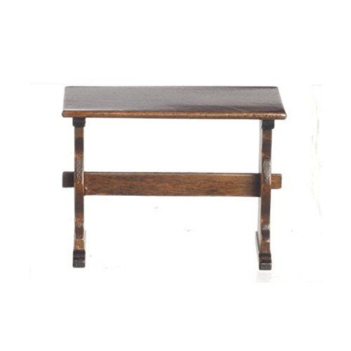 Dollhouse Kitchen Nook Walnut Trestle Table Buy Dollhouse Kitchen Nook Walnut Trestle Table Online At Low Price Snapdeal