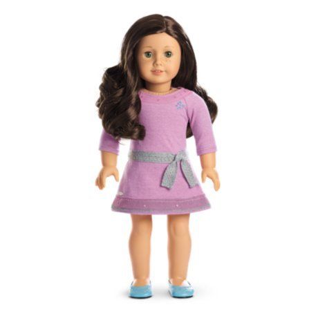 American Girl Truly Me Tm Doll: Light Skin, Freckles, Dark Brown Hair ...