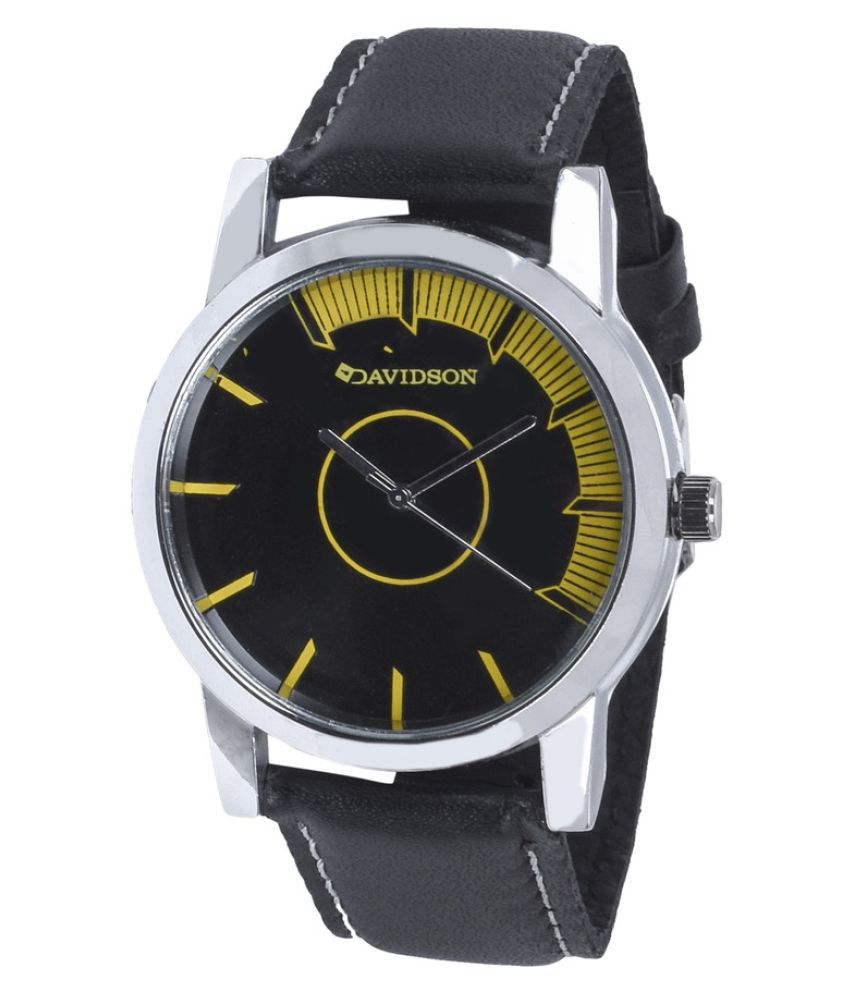 Davidson Black Analog Watch - Buy Davidson Black Analog Watch Online at ...