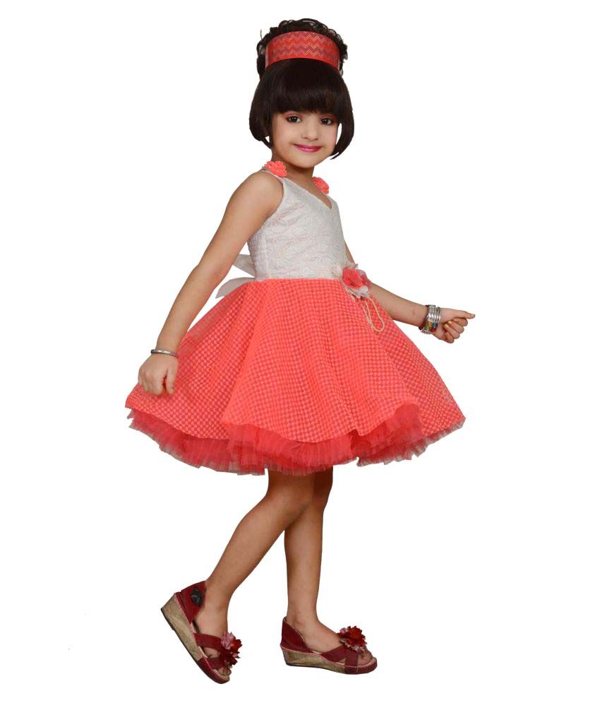 pink net frock