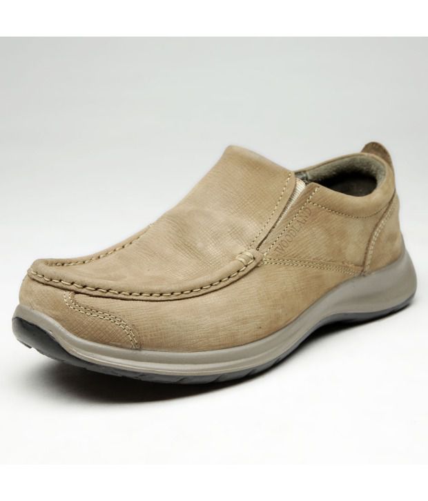 Woodland Brown Smart Casuals & Slip-on Shoes Art GC1072111KHK - Buy ...