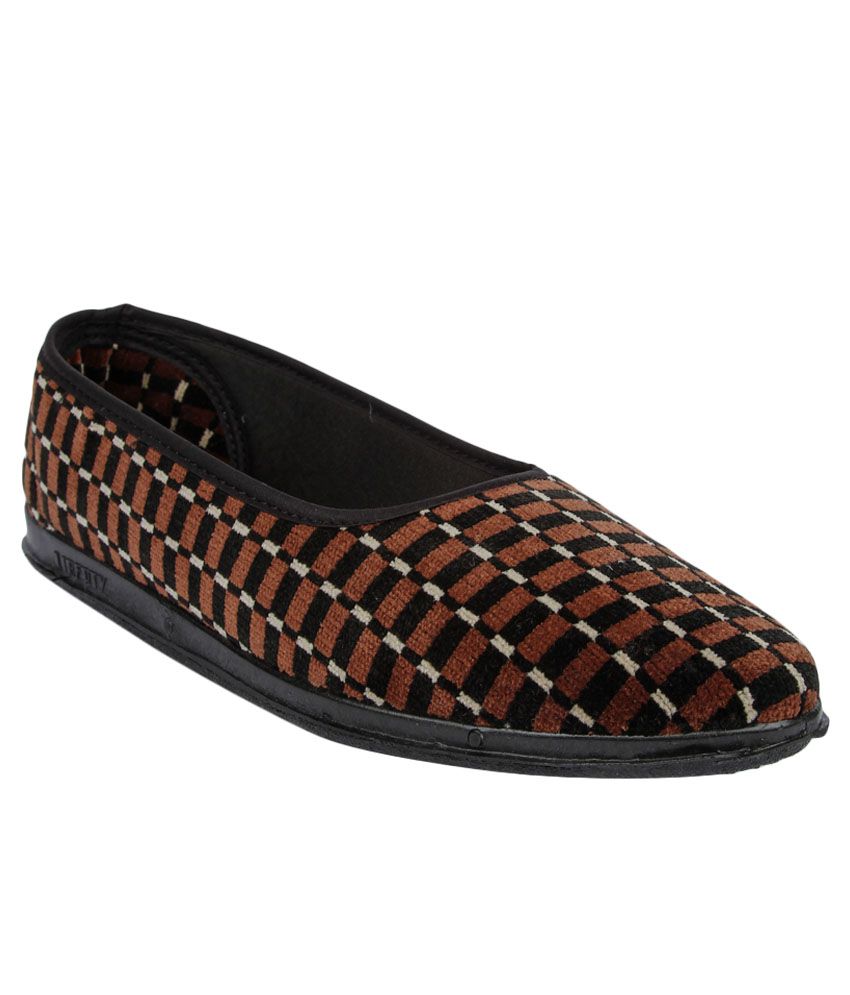     			Gliders By Liberty Spl.Belly Brown Ballerina For Ladies