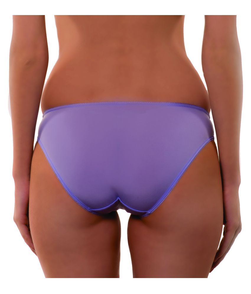 Buy Secrett Curves Purple Nylon Bikini Panties Online At Best Prices In India Snapdeal