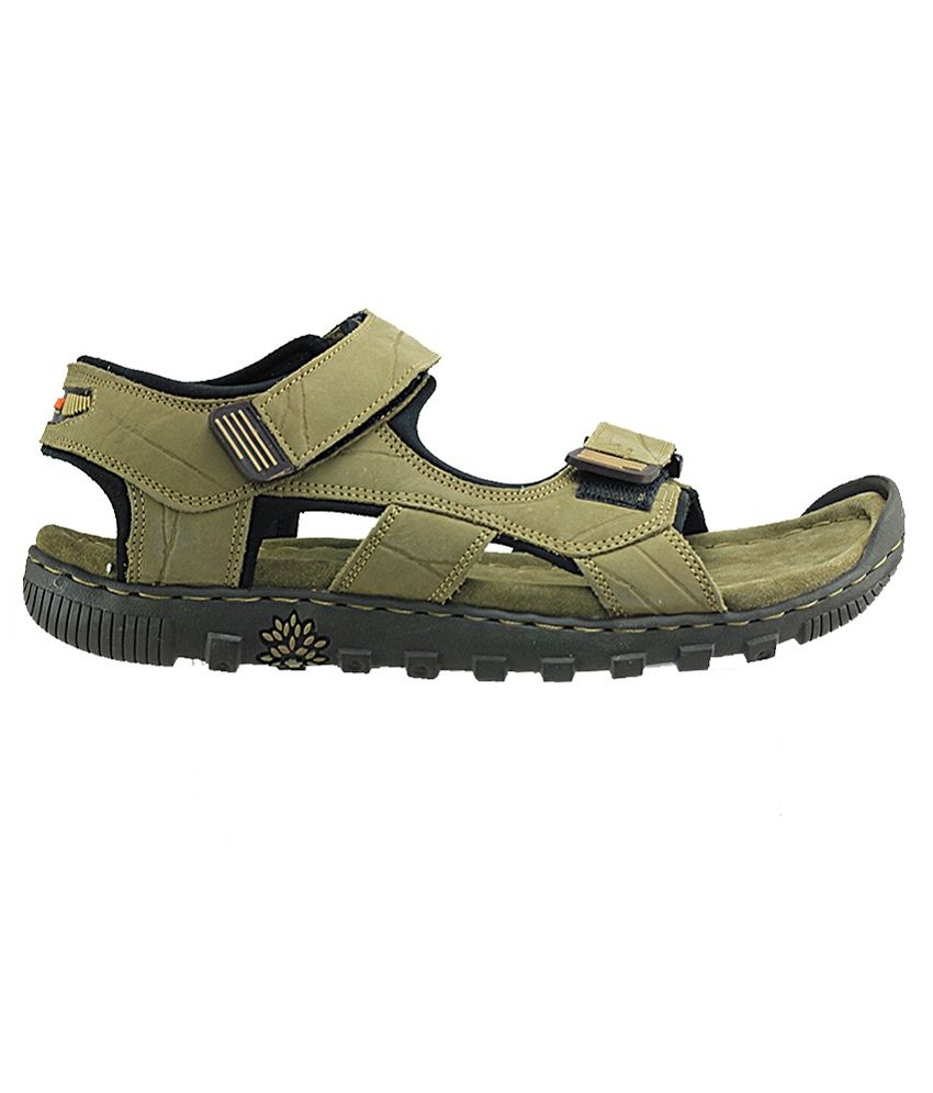 Woodland Green Floater Sandals Art GD1037111CAM - Buy Woodland Green Floater Sandals Art 