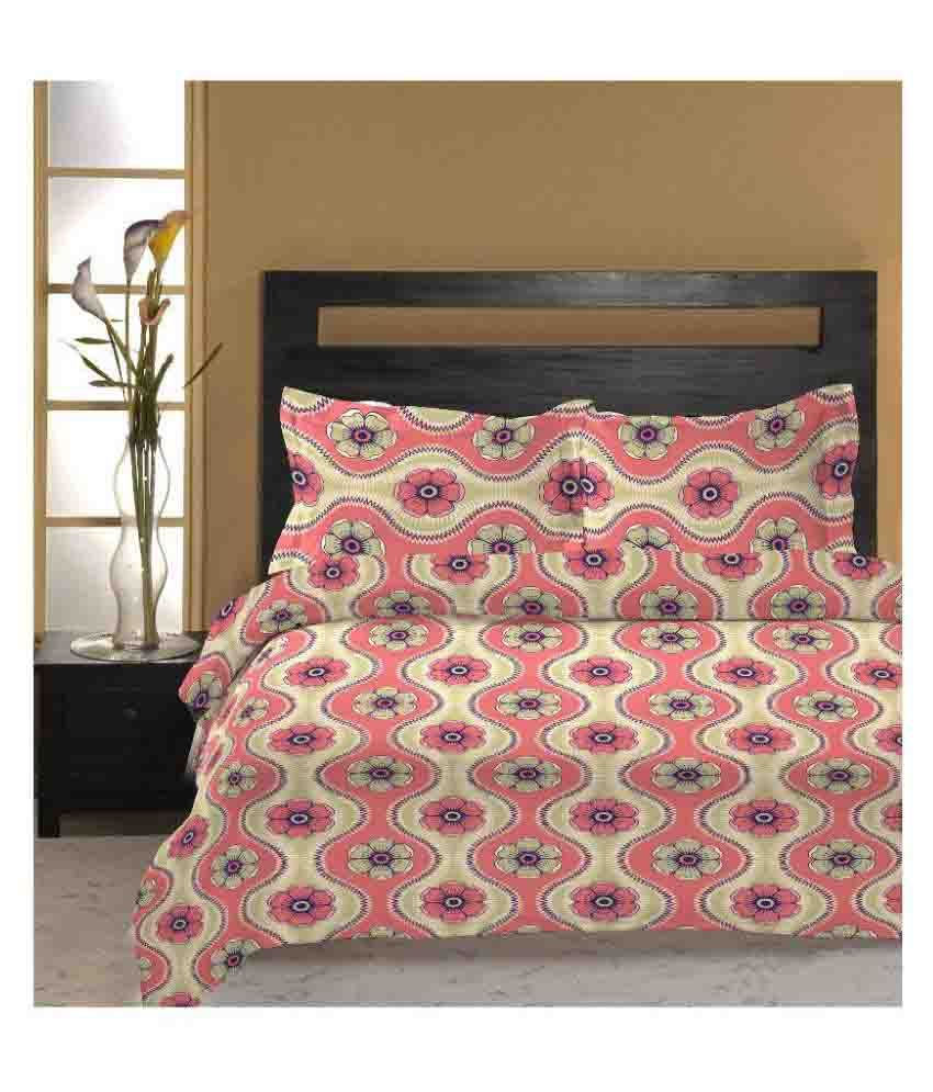 Bombay Dyeing Double Cotton Floral Bed Sheet Buy Bombay Dyeing Double