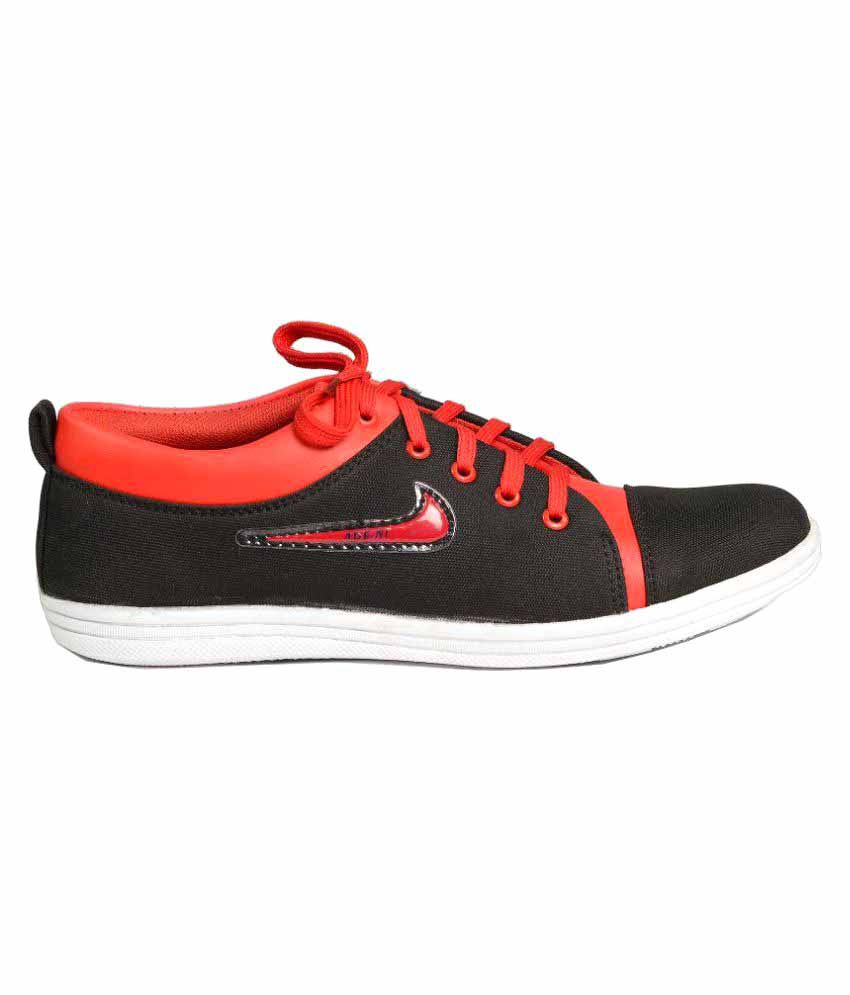DK Shoes Sneakers Black Casual Shoes 