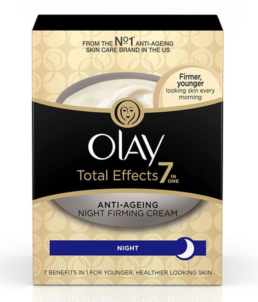 Olay Total Effect 7 IN 1 Anti Ageing Night Skin Cream (Moisturizer) 50 gm Buy Olay Total Effect
