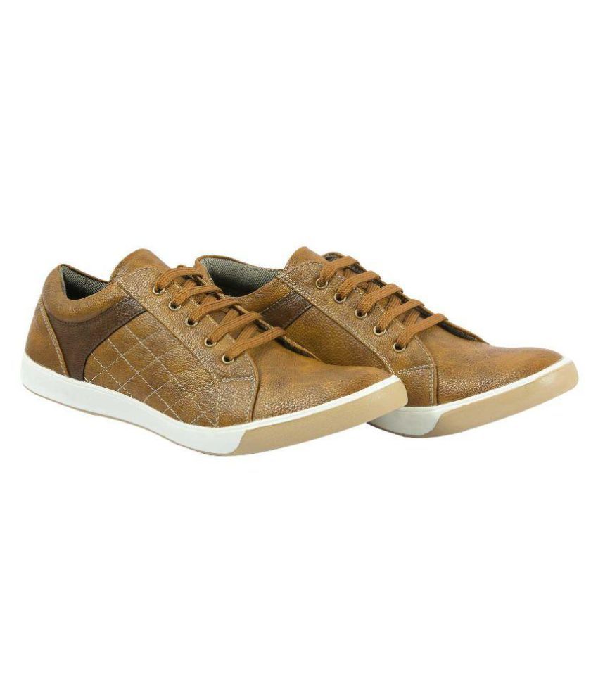 tan sneaker shoes