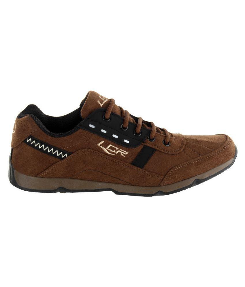 lancer brown casual shoes