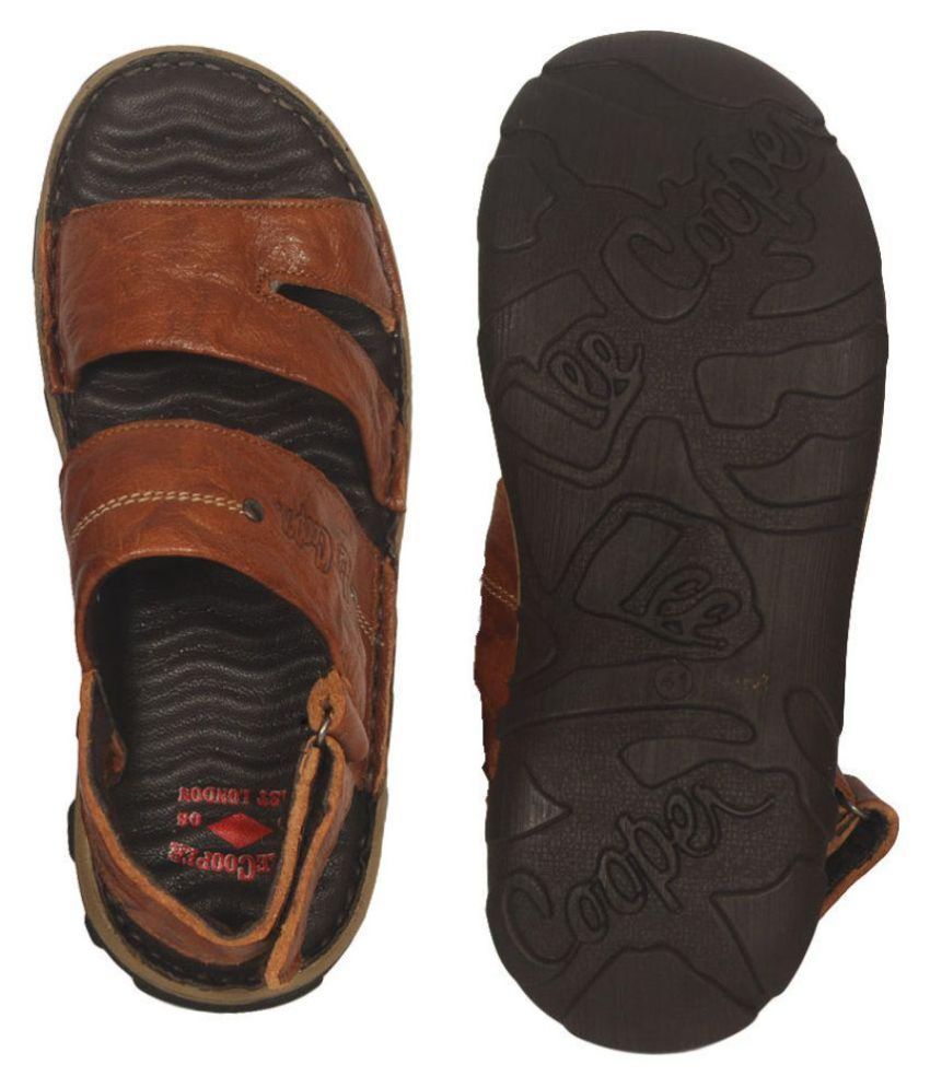Lee Cooper Brown Sandals Price in India- Buy Lee Cooper Brown Sandals Online at Snapdeal