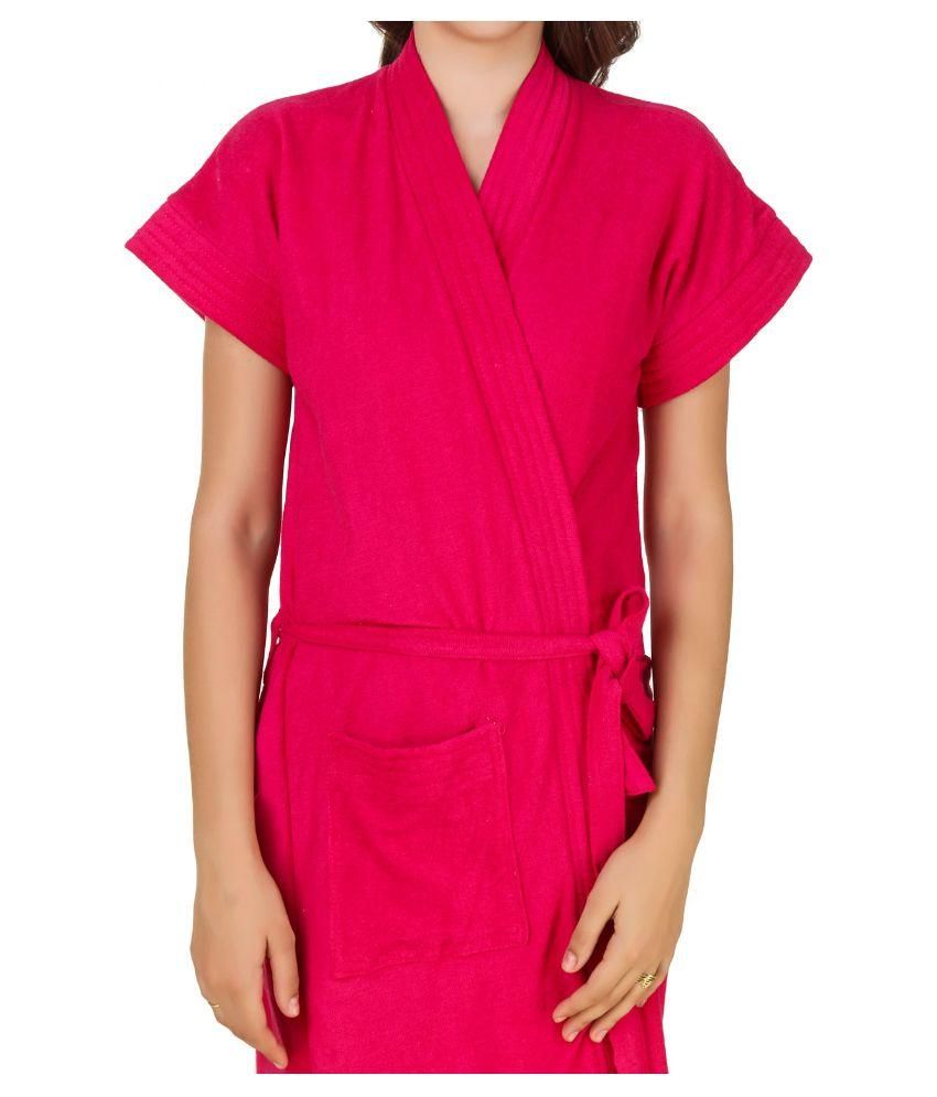 bathrobes pink