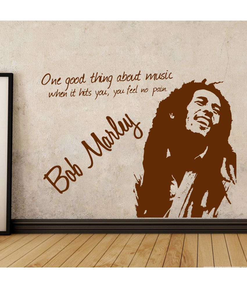     			Decor Villa Bob Marley PVC Wall Stickers