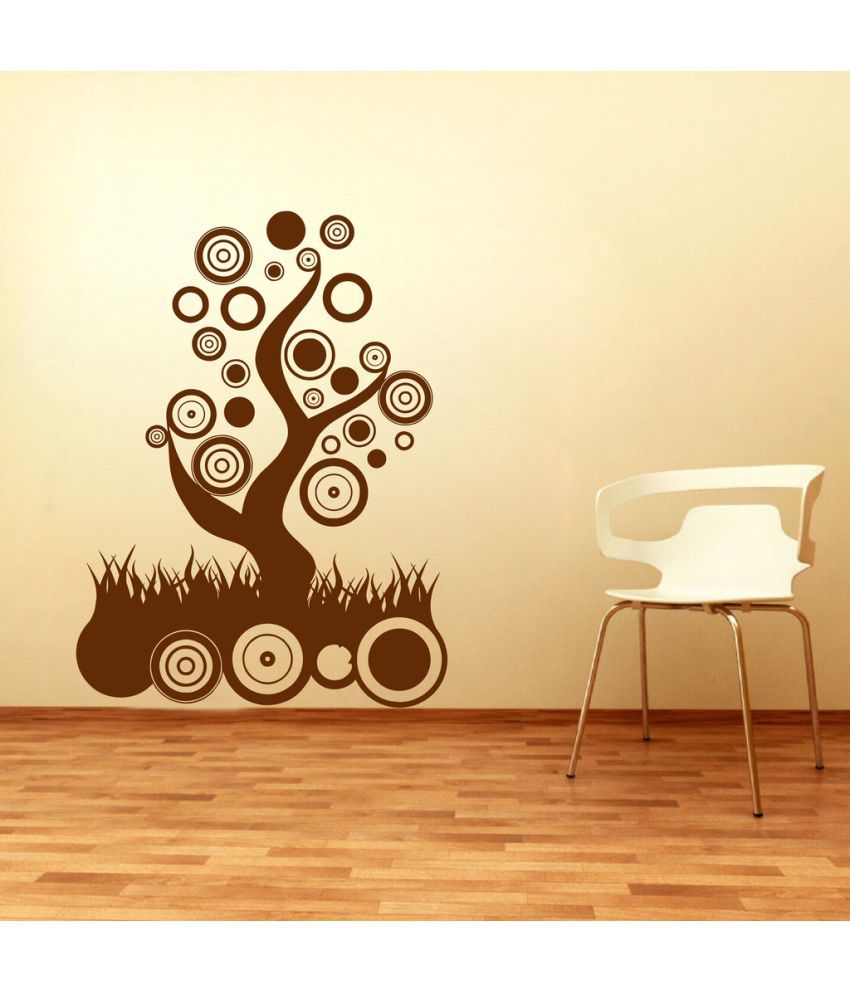     			Decor Villa Floral PVC Wall Stickers