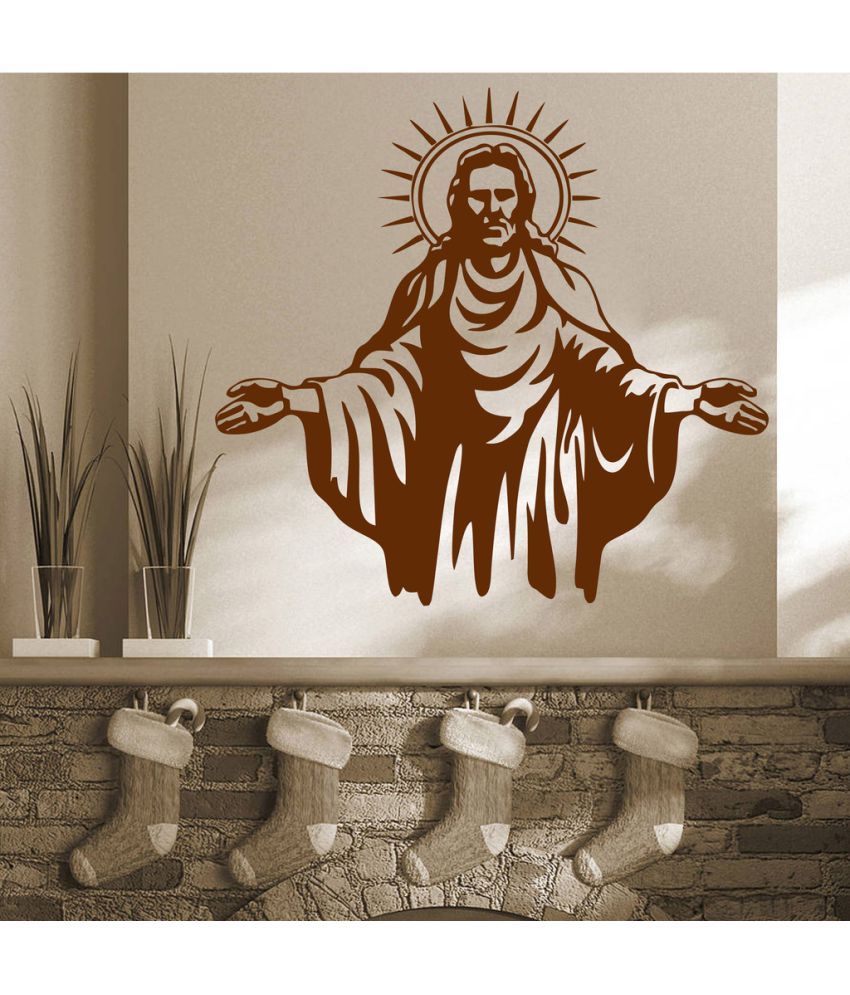     			Decor Villa Jesus PVC Wall Stickers