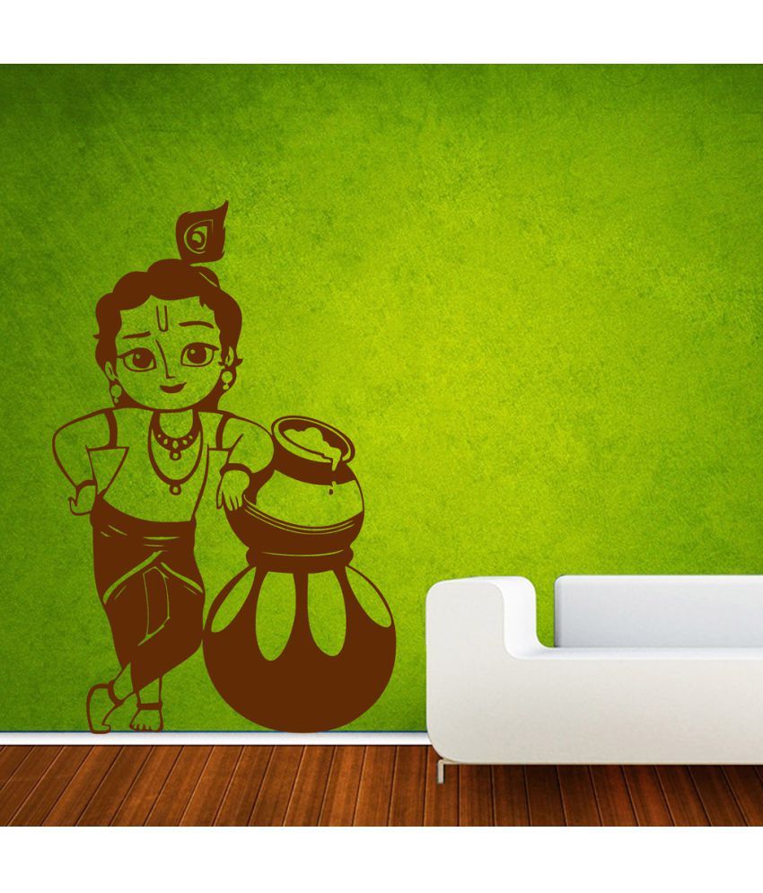     			Decor Villa Bal Krishan PVC Wall Stickers