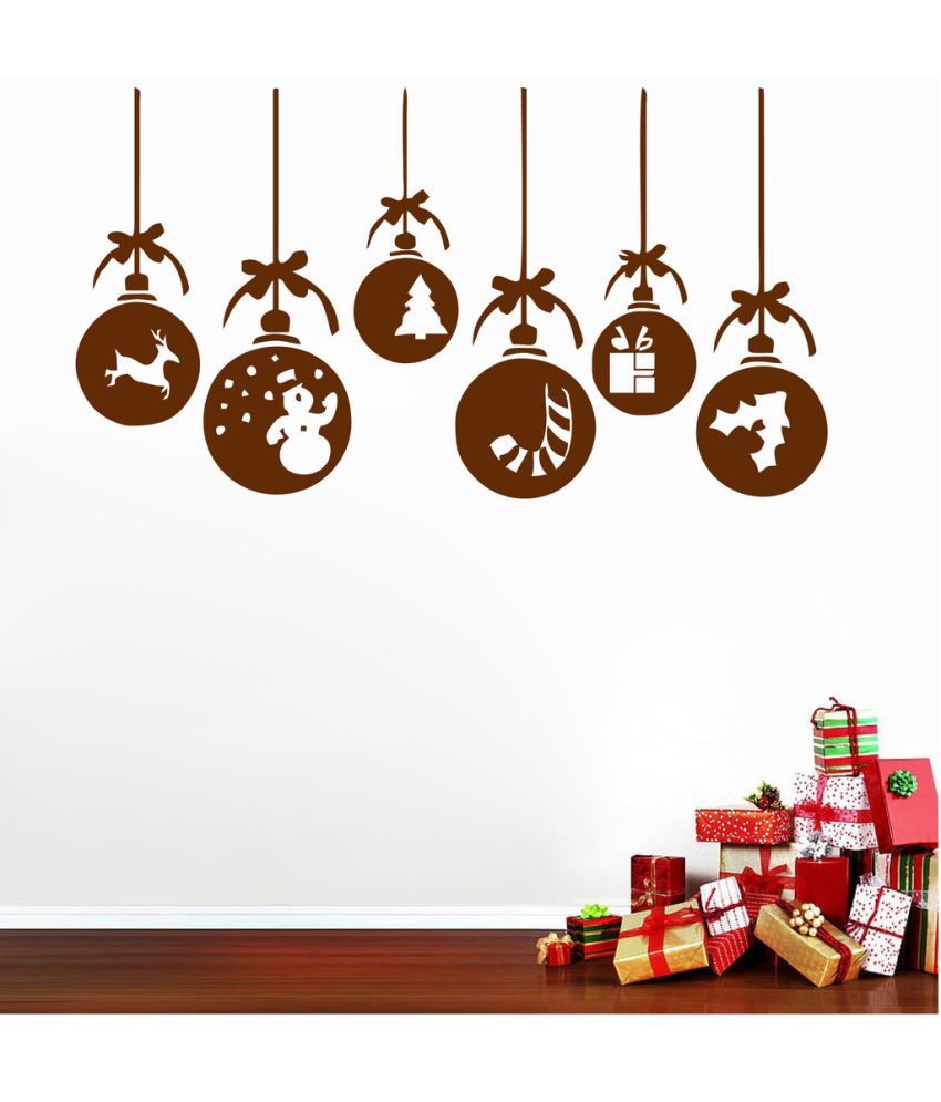     			Decor Villa Christmas PVC Wall Stickers