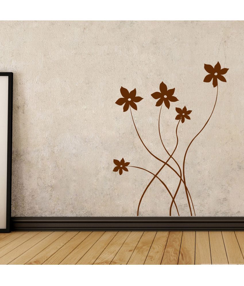     			Decor Villa Flowers Vinyl Wall Stickers