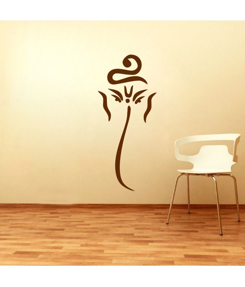     			Decor Villa Ganesh Ji PVC Wall Stickers