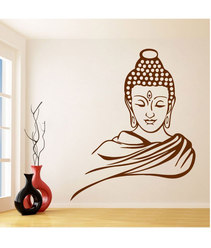     			Decor Villa Lord Budda PVC Wall Stickers