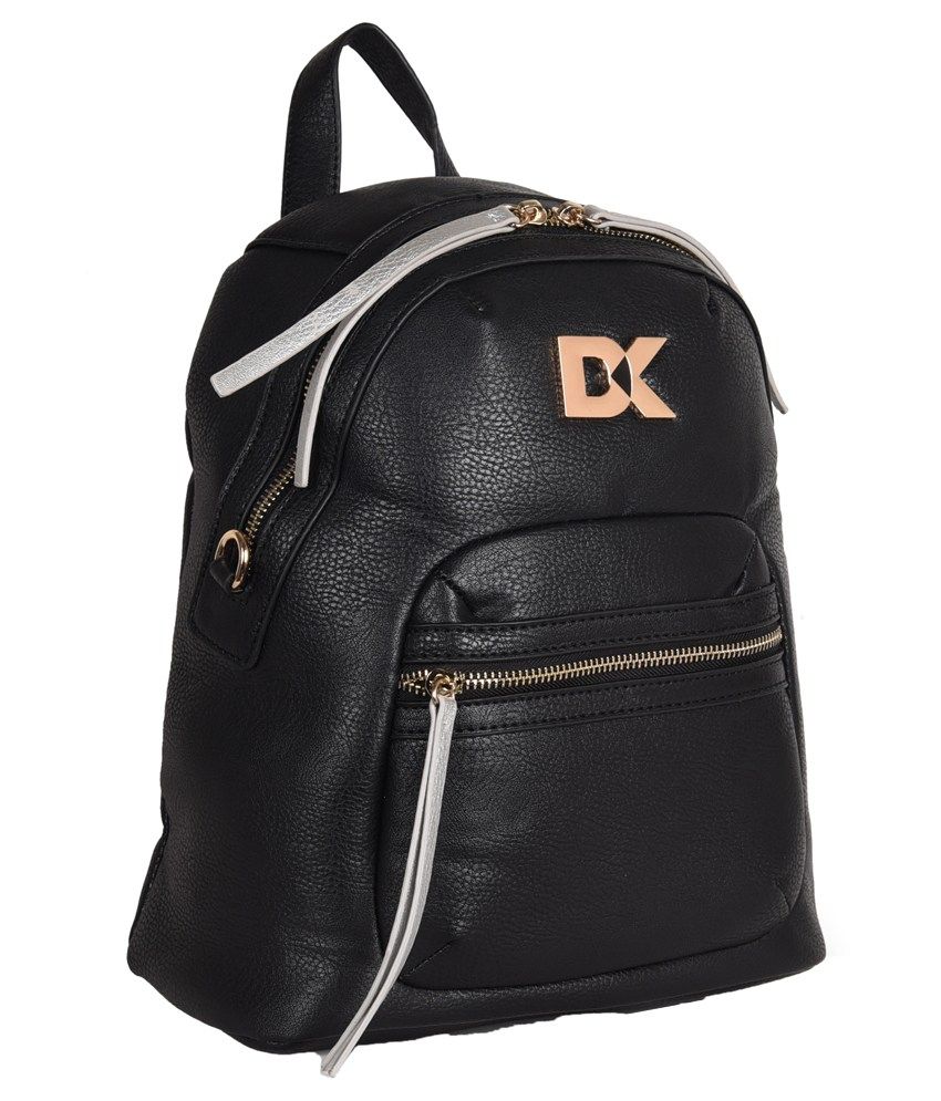Diana Korr Black P.U. Backpack Buy Diana Korr Black P.U. Backpack