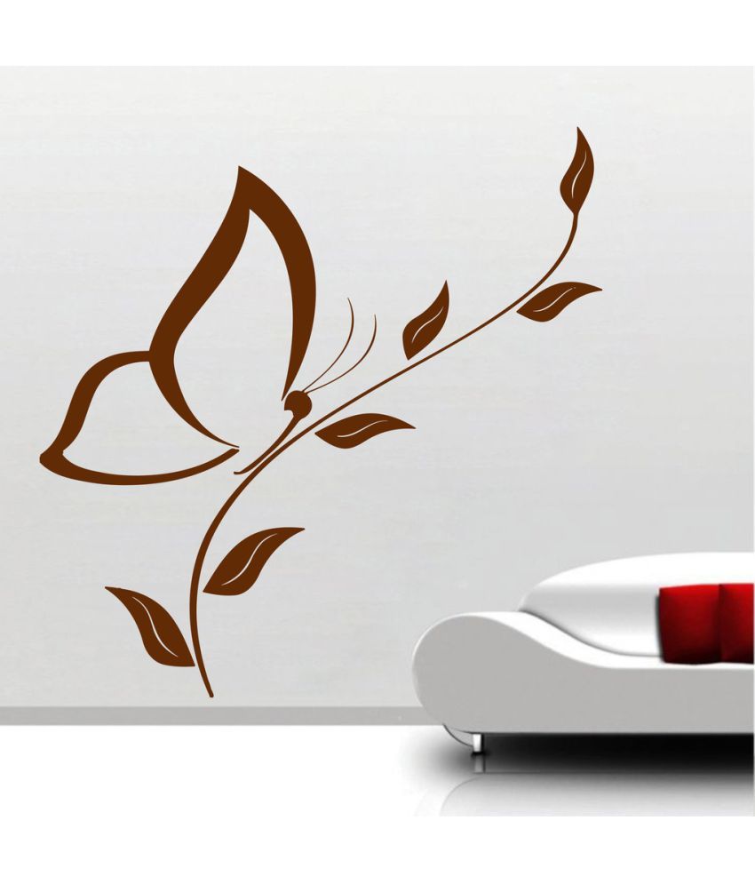     			Decor Villa Alone butterfly PVC Wall Stickers