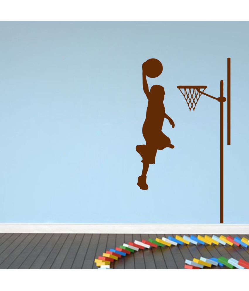     			Decor Villa Basketball PVC Wall Stickers