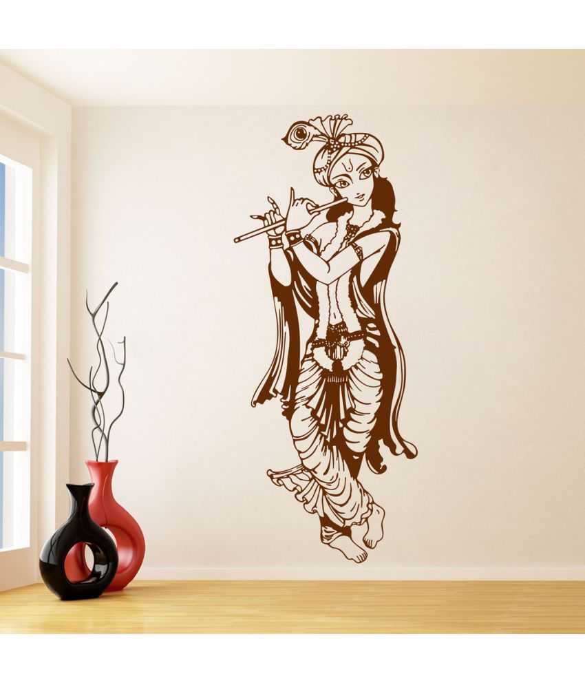     			Decor Villa Jai krishn ji PVC Wall Stickers