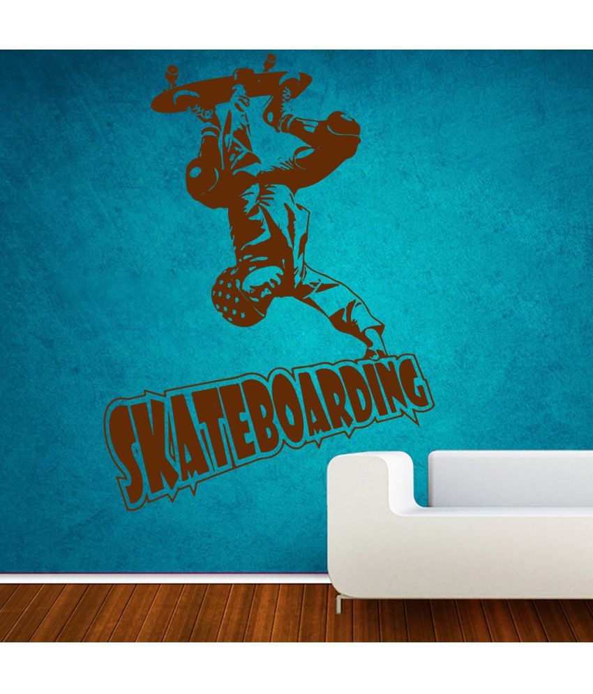     			Decor Villa Skateboarding PVC Wall Stickers