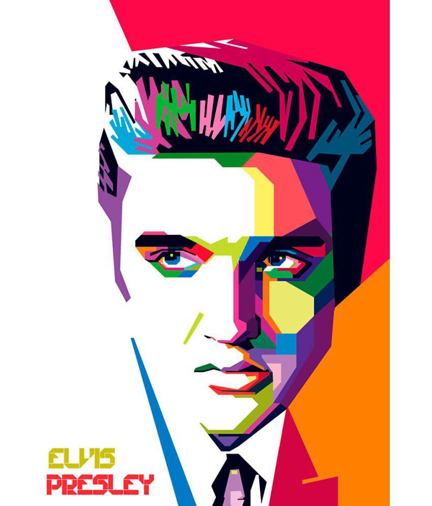 Elvis Pressley A4 canvas print A4 NEW 